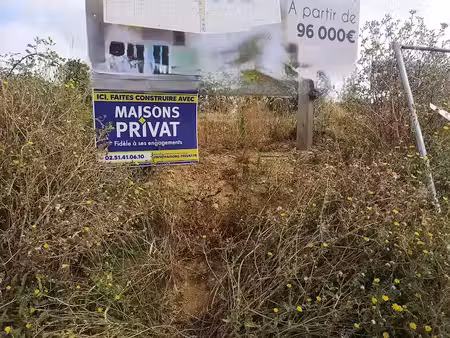 vente terrain 369 m² à le fenouiller (85800)  100 000 €
