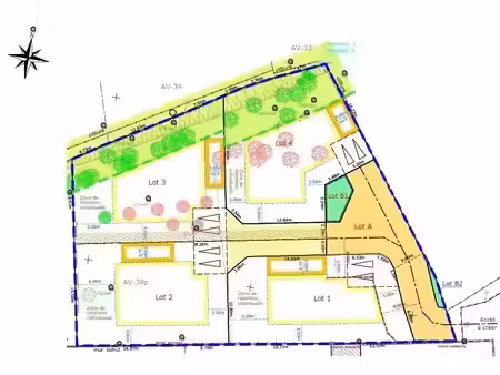vente terrain 402 m² à plan-d'orgon (13750)  140 000 €
