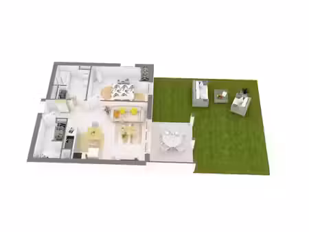location appartement 2 pièces 47 m² à saint-paul-lès-dax (40990)  695 €