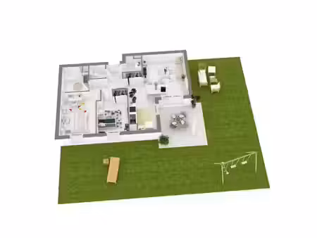 location appartement 3 pièces 64 m² à saint-paul-lès-dax (40990)  857 €