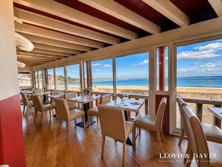 restaurant face à la baie de st jean de luz