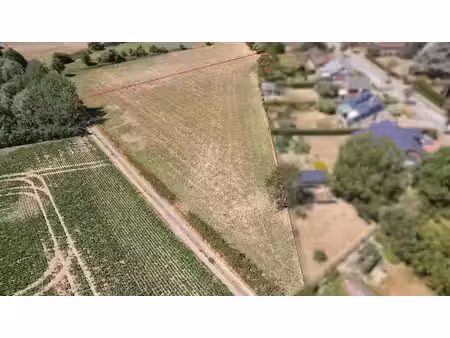 beau terrain de +/- 63 ares - différentes possibilités
