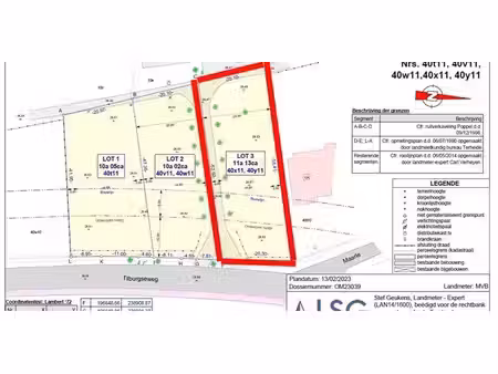 terrain à bâtir à vendre à poppel pour € 229.000