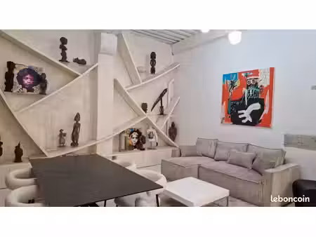 croix rousse  beau canut 83m² loué meublé