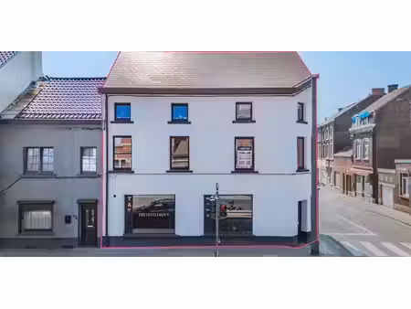 sous option - usage mixte à vendre à jumet avec 6 chambres à coucher