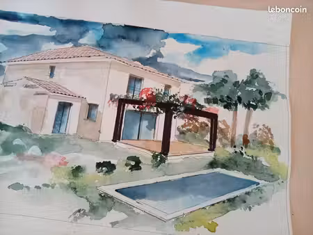 terrain plus maison à cereyste