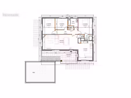duplex 5 pièces 116 m²