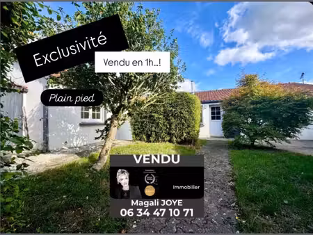 plain pied individuel 2 chambres +jardinet + garage