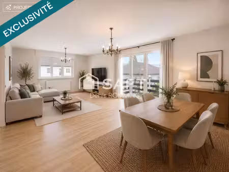maison individuelle de 100m2 avec 3 chambres et cave complète