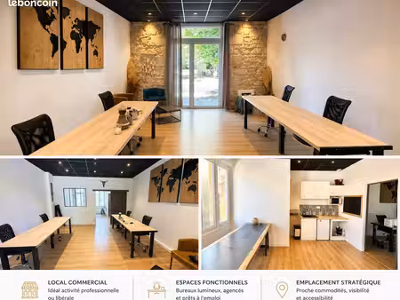 ? local commercial rénové avec jardin – bordeaux / quai de brazza – 125 000
