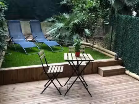 location étudiante meublée avec jardin de 23m2 quartier hopital