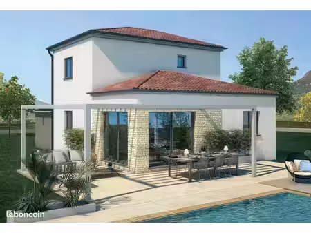 maison contemporaine 110 m² avec suite parentale sur terrain de 470 m² à cessenon-sur-orb