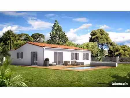 maison neuve contemporaine 90 m² avec terrain 430 m² à montagnac – 3 chambres  garage et v