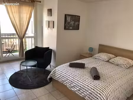 studio vendu meublé de 30m2  rendement  proche fac et chu  tram à venir