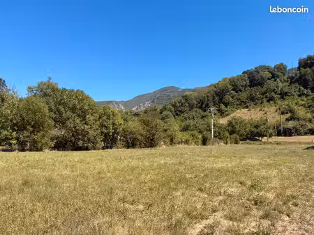 terrain constructible plat 1 244 m² – vue vercors – proche grenoble