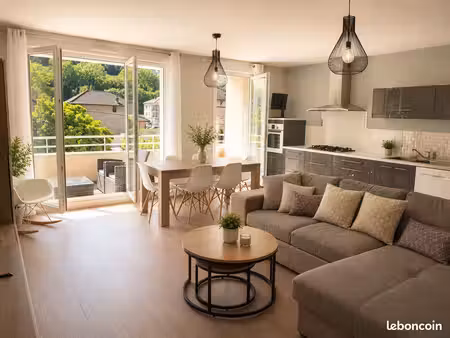 appartement t3 de 68 m² avec balcon  garage et cave – pontcharra