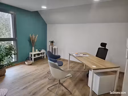 bureau privé de standing à l'est de tours - loué meublé et toutes charges comprises