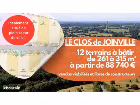 terrain 261 m² saint-philbert-de-grand-lieu