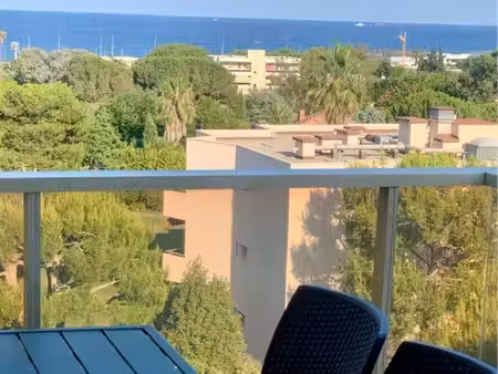 antibes – breguières | 3 pièces meublé – 65 m² – vue mer – piscine – tennis