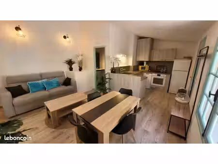 location t2 meublé vue mer – sainte‑maxime (octobre → mai)