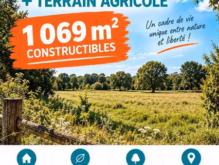 terrain 1068 m² geneston
