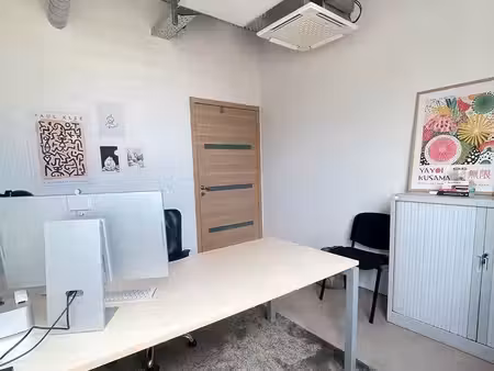 bureau individuel 11 m² dans un espace partagé