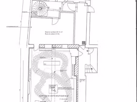 local commercial 200 m² roanne