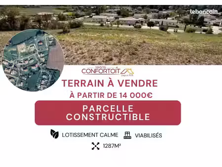 terrain constructible à vendre - casseneuil