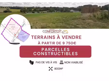 terrain constructible à vendre - saint-eutrope-de-born