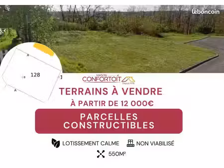 terrain constructible à vendre - saint pardoux isaac