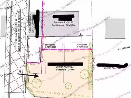 terrain à bâtir 289 m² - trélazé (vente directe  agences s'abstenir)
