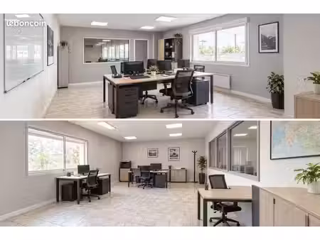 à louer – bureaux 60 m² – 2 pièces – parking privatif - 590 ht / mois – hors charges