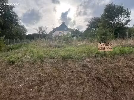 terrain constructible à vendre - 590m² - hélléan  56120
