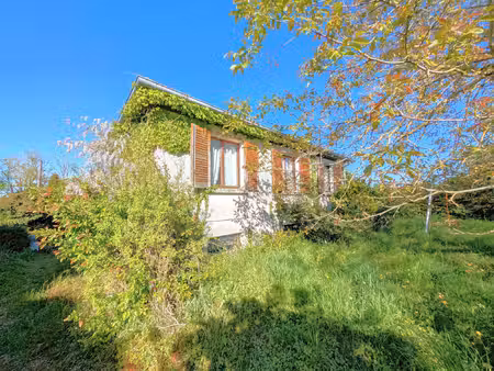 maison de 74m2 sur sous sol  et jardin de 1075m2 sur la comm