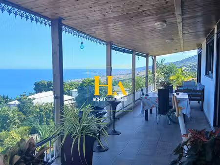 etang saint leu - maison de plain-pied 3 pièces 100 m2 sur parcelle de 700m² vue mer