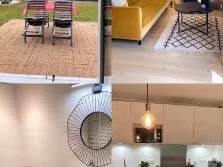 maison mitoyenne t2 jardin piscine