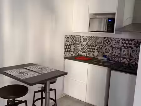 studio meublé 24 m² rue deveria