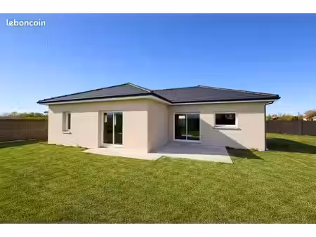 maison neuve de plain-pied 108m² avec vue pyrénées à bernac-debat