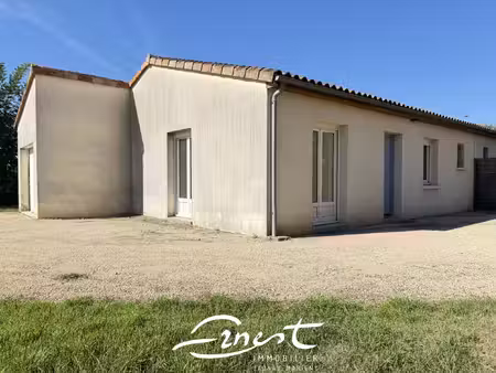 maison de plain-pied 2 chambres avec jardin
