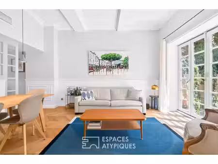 rez de jardin intimiste avec dépendance au coeur du quartier mazarin