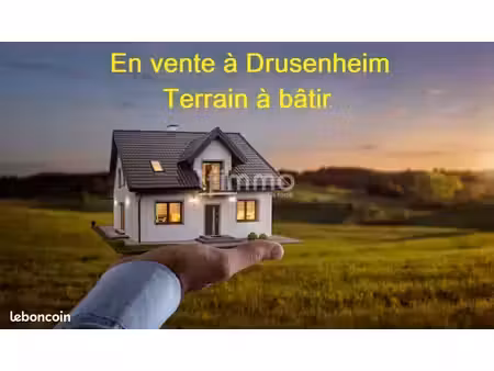 terrain 1153 m² drusenheim