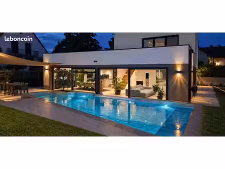 maison contemporaine d’exception avec piscine – 175 m² – dpe a