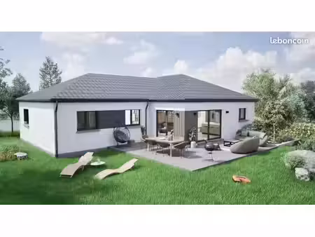 plain pied avec 3 chambres et garage simple