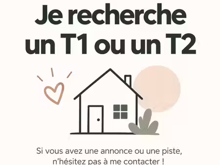 recherche appartement t1/2