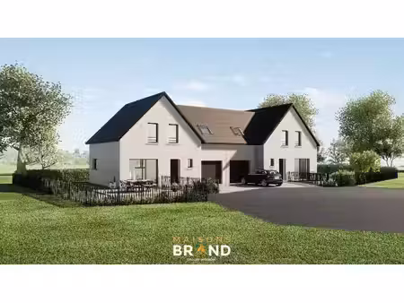 terrain avec maison neuve à vendre