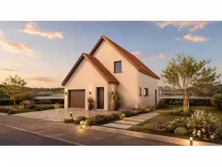 terrain avec maison neuve à vendre
