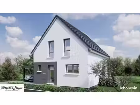 a bennwihr  maison neuve de 90m² habitables sur 2.64 ares de terrain