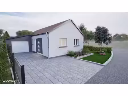 maison de plain pied de 83m² avec garage à blodelsheim