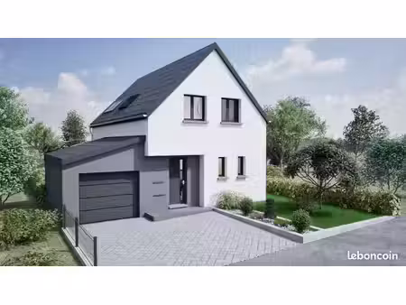 maison design et cocooning de 96 m² à saint-amarin  sur grand terrain hors lotissement