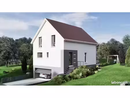 maison familiale de 120m² avec un grand garage à bourbach-le-bas